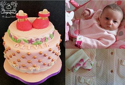 Baby Welcome Cake - Cake by Bonnie Bakes UAE
