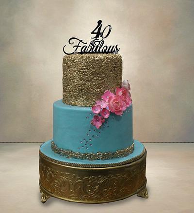 40 & Fabulous - Cake by MsTreatz