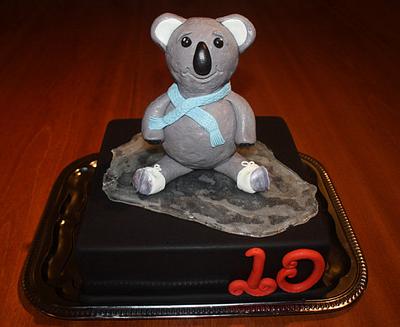 Koala Bear in Ice skates - Cake by Ciccio 