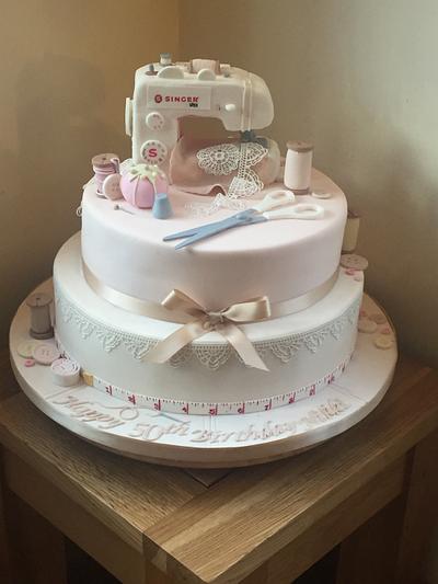 Sewing hobby  - Cake by George's Bakes