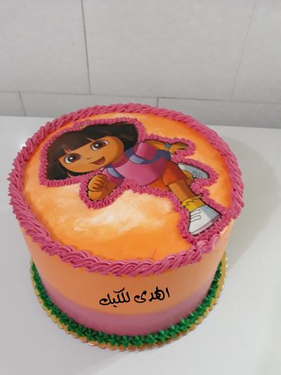 كيكة دورا - Cake by Alhudacake 