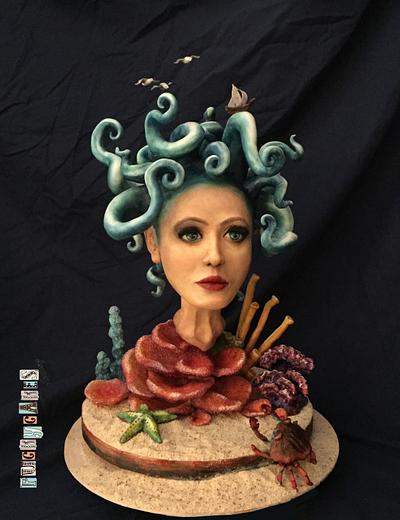 "Oceanusa" - Cake by Puckycakes