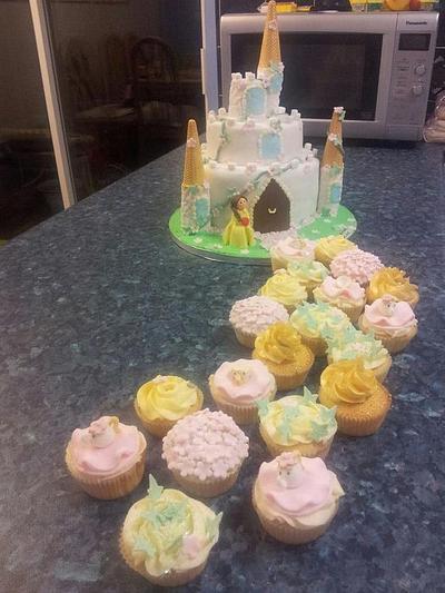 princess belle castle cake - Cake by beki
