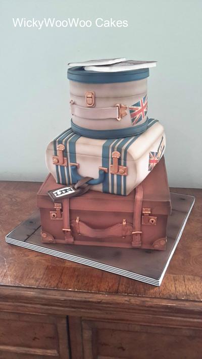 Vintage Travel - Cake by WickyWooWoo Cakes