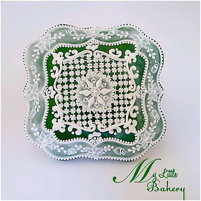 Lace cookie - Cake by Nadia "My Little Bakery"