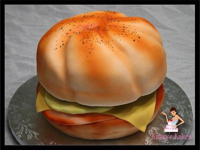 Taylor ham, egg & cheese  - Cake by Kimmy's Kakes