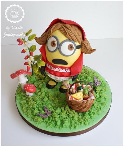 Red Riding Hood Minion - Minions 2 - The Revenge_SJ Collaboration 2019 - Cake by Planet Cakes