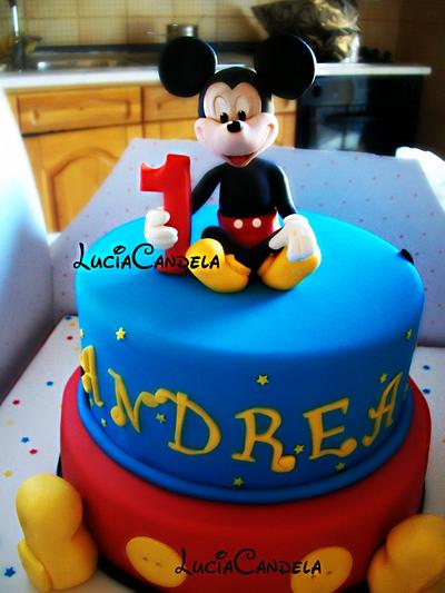 mickey mouse TUTORIAL - Cake by LUXURY CAKE BY LUCIA CANDELA