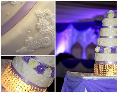 Lace Wedding Cake - Cake by Farida Hagi