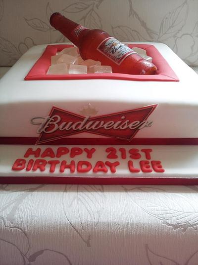 Budweiser Cake - Cake by Amanda Robinson