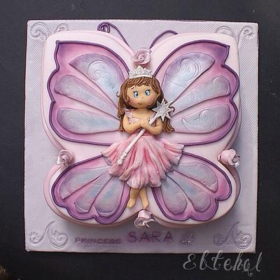 Butterfly Princess  - Cake by Ebtehal