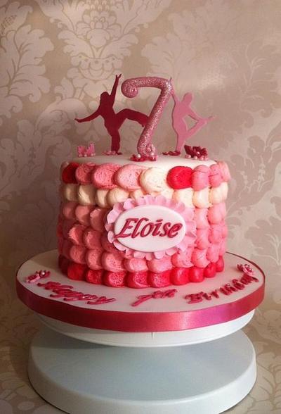Pretty dance inspired cake - Cake by Carrie