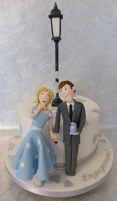 Engagement Cake - Cake by Deborah