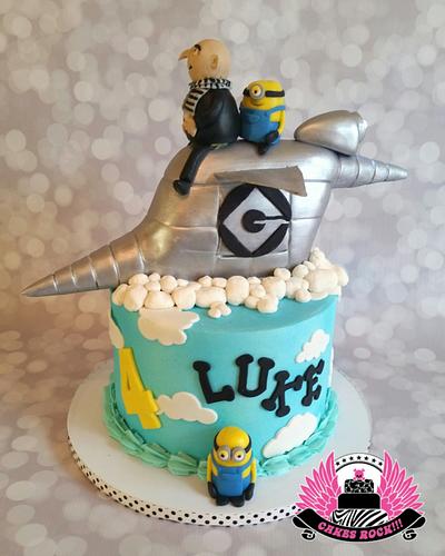 Gru's Airplane - Cake by Cakes ROCK!!!  