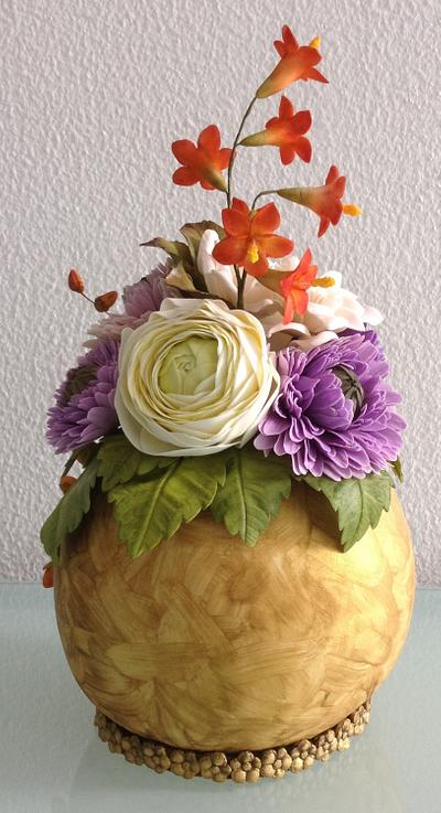 Flower Pot - Cake by ClaraPedro