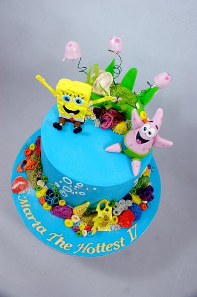 Spongebob - Cake by EvelynsCake