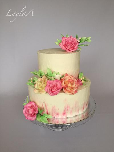  b-day cake for women  - Cake by Layla A