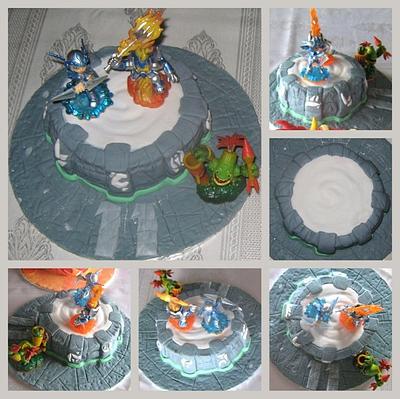 Skylanders portal cake. - Cake by Jewels Cakes