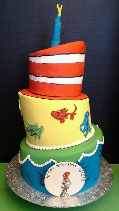 Dr. Seuss! - Cake by Melissa Walsh