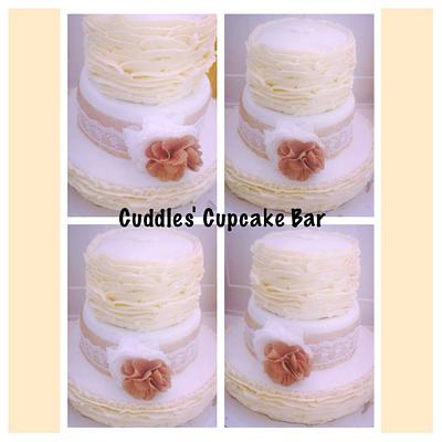Rustic Wedding - Cake by Cuddles' Cupcake Bar