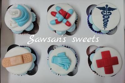 Pharmacist cupcakes - Cake by Sawsan's sweets