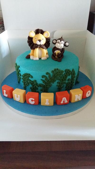 jungle cake - Cake by Little monsters Bakery