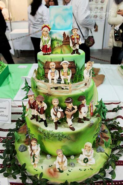 Carpathian wedding - Cake by Dmytrii Puga