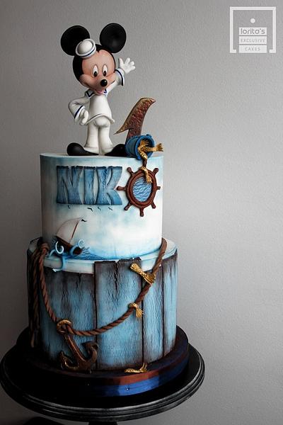 Mickey sailor cake - Cake by Lorita