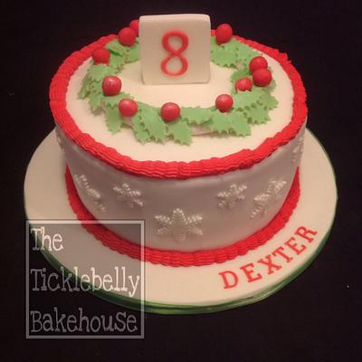 Christmas Eve birthday cake - Cake by Suzanne Owen