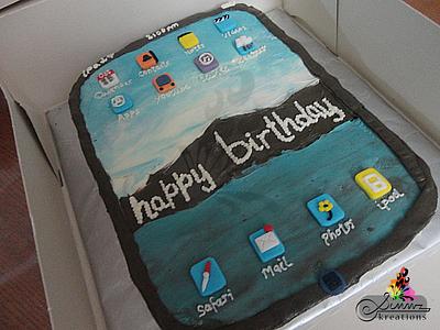 Buttercream iPad Cake - Cake by Simmz
