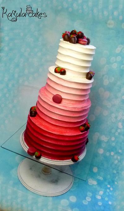 Wedding cake - Cake by Kajulacakeslbc