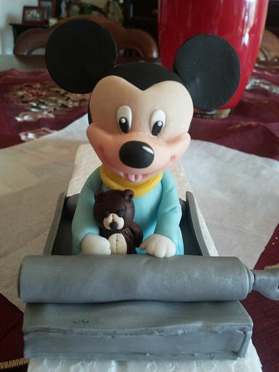 mickey mouse baby  - Cake by Simona