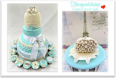 Breakfast in Tiffany sweet 21st - Cake by Leni