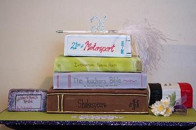 21st Books - Cake by Julz Pilkington
