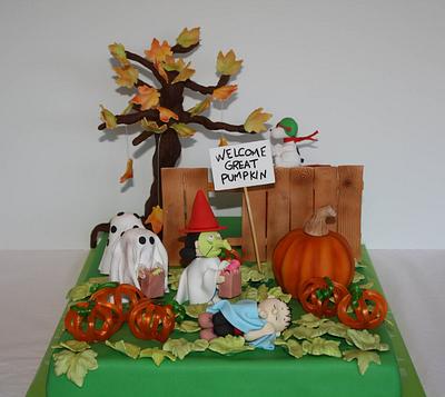 It's the Great Pumpkin, Charlie Brown (Showpiece) - Cake by Prima Cakes and Cookies - Jennifer