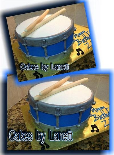 Drummer Cake - Cake by Lanett
