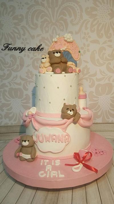 Baby shower cake  - Cake by Hala Heikal