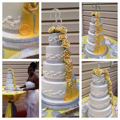 Wedding/Birthday Cakes  - Cake by Dheavenlytreats