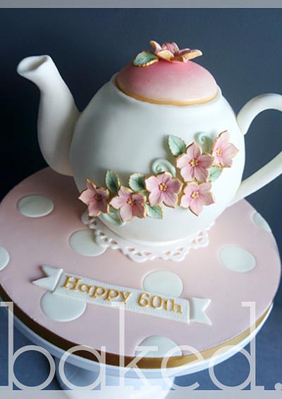 Teapot Cake - Cake by Helena, Baked Cupcakery