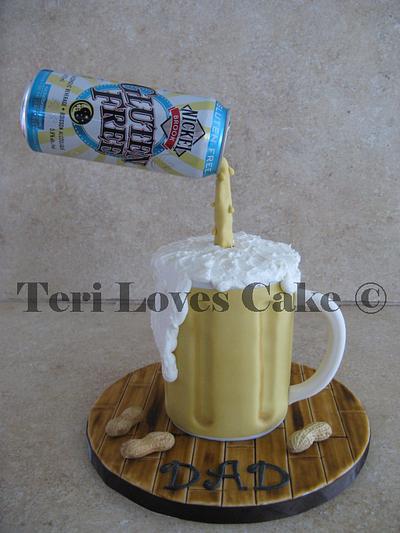 Pouring Beer Cake - Cake by MsGF