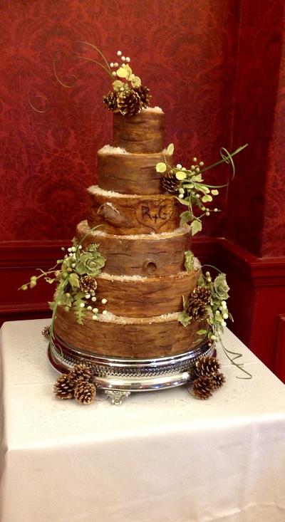 Winter Wedding - Cake by Sandyb