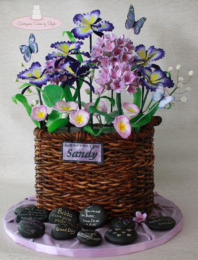 RIP Sandy Casey - Cake by Centerpiece Cakes By Steph