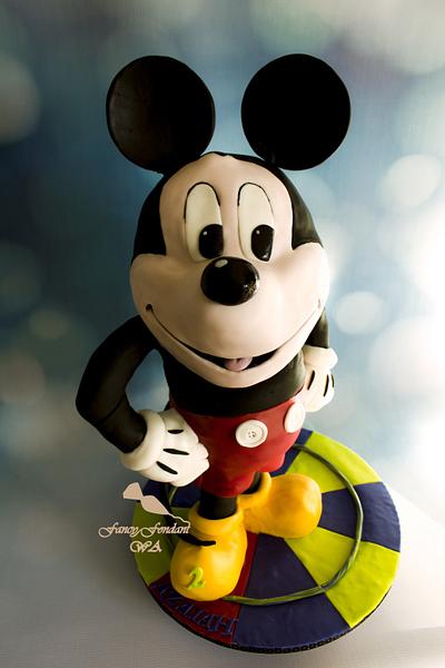 3D Mickey Mouse cake - Cake by Fancy Fondant WA