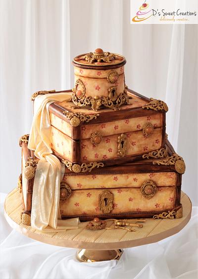 Vintage casket cake❤ - Cake by Deepa
