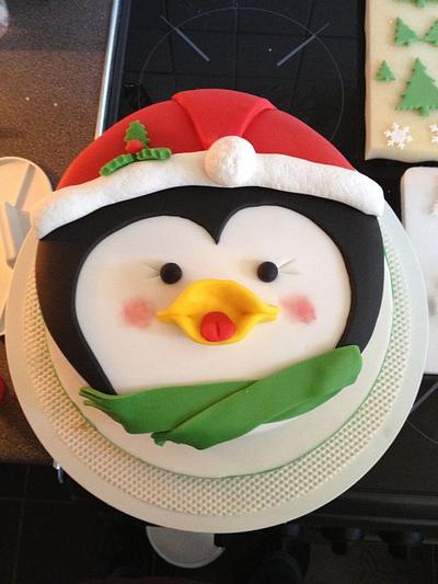 Penguin Christmas Cake - Cake by Cheryll