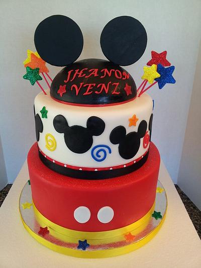 Mickey Mouse 1st Birthday Cake - Cake by JB