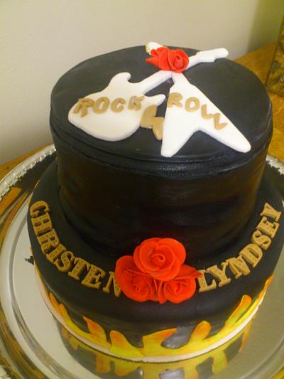 Rock and roll - Cake by greca111699