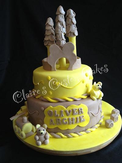Christening cake - Cake by Claire willmott