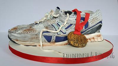 Running shoe cake - Cake by Ballderdash & Bunting