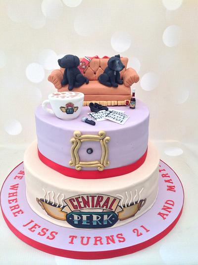 Friends Birthday cake - Cake by Yvonne Beesley